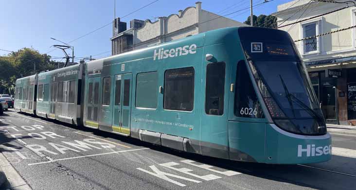 Yarra Trams Bombardier Flexity Swift 6026 Hisense